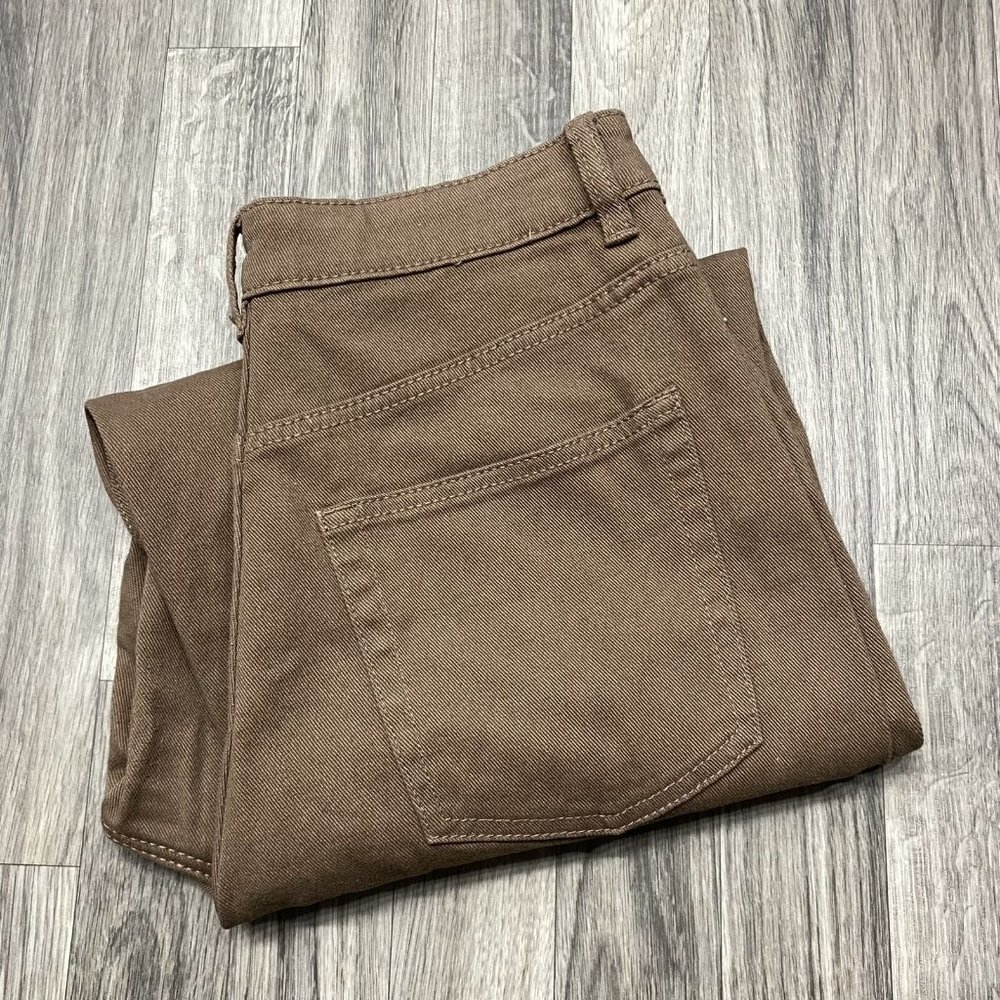 DIVIDED by H&M Stretch High Rise Brown Denim Mom Jeans Women's Size 6